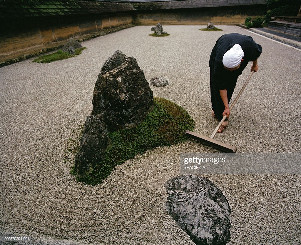 a Ryōan-ji ishitateso